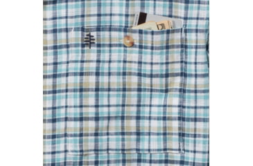 Image of Royal Robbins Redwood Plaid S/S Shirt - Mens, Collins Blue, XXL, Y721024-Collins Blue-XXL