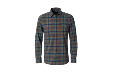 Image of Royal Robbins Thermotech Ren Plaid Long Sleeve Shirt - Mens, Fiddlehead, Large, Y422006-255-L