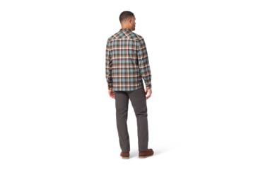 Image of Royal Robbins Thermotech Ren Plaid Long Sleeve Shirt - Men's, Small, Lt Slate Yuba Plaid, Y422020-092-S