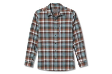 Image of Royal Robbins Thermotech Ren Plaid Long Sleeve Shirt - Men's, Small, Lt Slate Yuba Plaid, Y422020-092-S