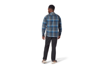 Image of Royal Robbins Trouvaille Organic Cotton Plaid Long Sleeve Shirt - Men's, Small, Slate Kruse Pld, Y722018-070-S