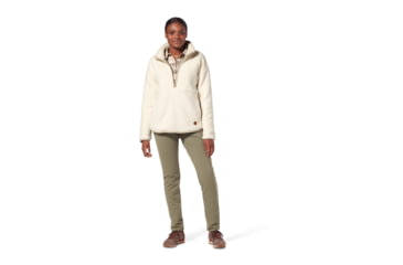 Image of Royal Robbins Urbanesque Sherpa 1/2 Zip Shirt - Womens, Extra Small, Creme, Y312025-022-XS