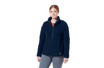 Image of Royal Robbins Urbanesque Sherpa 1/2 Zip Shirt - Women's, Extra Small, Naval, Y312025-150-XS