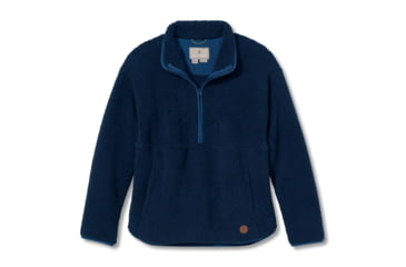 Image of Royal Robbins Urbanesque Sherpa 1/2 Zip Shirt - Women's, Extra Small, Naval, Y312025-150-XS