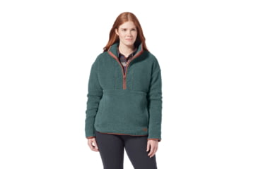 Image of Royal Robbins Urbanesque Sherpa 1/2 Zip Shirt - Womens, Sea Pine, Medium, Y312025349M