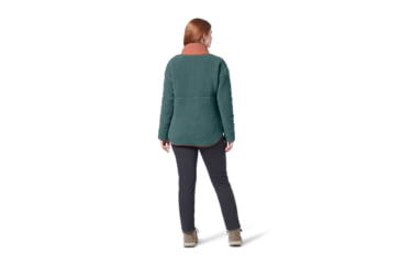 Image of Royal Robbins Urbanesque Sherpa 1/2 Zip Shirt - Womens, Sea Pine, Medium, Y312025349M