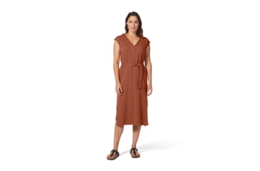 Image of Royal Robbins Vacationer Dress - Womens, Baked Clay, Medium, Y616006-916-M