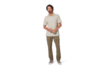 Image of Royal Robbins Vacationer Polo - Mens, Ivory Stripe, S, Y711030-Ivory Stripe-S