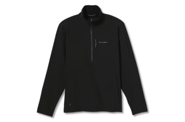 Image of Royal Robbins Venturelayer Fleece 1/4 Zip Pullover - Men's, Large, Jet Black, Y412025-037-L