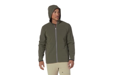 Image of Royal Robbins Venturelayer Fleece Full Zip Hoodie - Men's, Medium, Cypress, Y412024-190-M