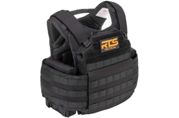 Image of RTS Tactical 10X12 Premium Plate Carrier, Black, XXXL, RTS-34101-11