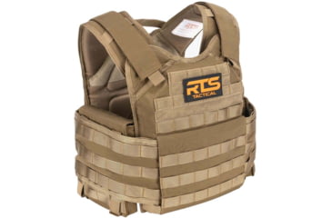 Image of RTS Tactical 10X12 Premium Plate Carrier, Coyote, One Size, RTS-34100-22