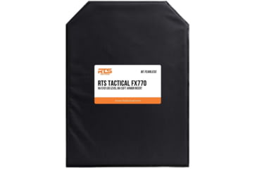 Image of RTS Tactical FX770 NIJ 0101.06 Level IIIA Soft Armor Insert, Black, 10 x 12, RTS-52210