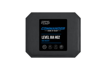 Image of RTS Tactical Ballistic Insert Commander Level IIIA HG2 Barrday Kevlar Armor Plate