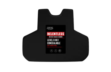 Image of RTS Tactical Concealable Panels Relentless Level II HG1 Kevlar Soft Armor Plate