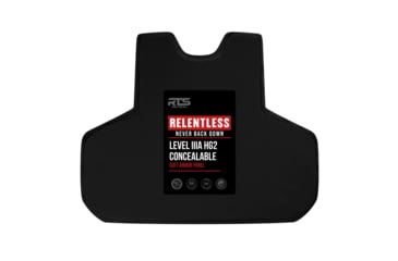 Image of RTS Tactical Concealable Panels Relentless Level IIIA HG2 Kevlar Armor Plate
