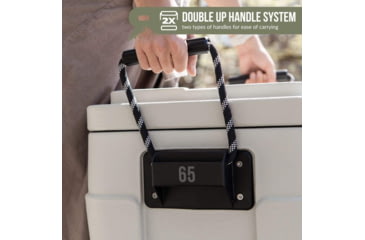 Image of Rugged Road 65 Cans Version 2 Hard Cooler, Gunmetal Gray, RR65 V2 - Gunmetal Gray