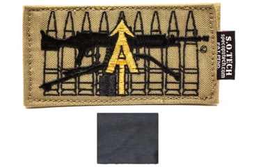 Image of S.O.Tech Black Symbology Patch, Assistant Gunner SYPCH-AG-BLK