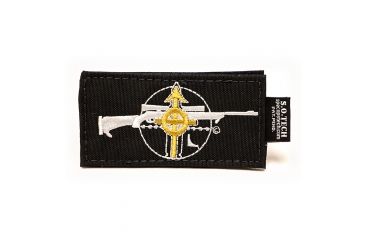 Image of S.O.Tech Black Symbology Patch, Sniper Reticle SYPCH-RTCL-BLK
