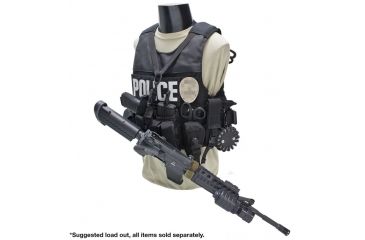 Image of S.O.Tech Cobra SIS Armor Carrier, Black, Small COBRA-SIS-S-BLK