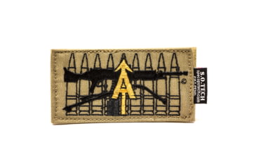 Image of S.O.Tech Coyote Brown Symbology Patch, Assistant Gunner SYPCH-AG-CB