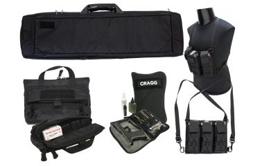 Image of S.O.Tech Gorilla Range 4-Piece Rifle Case System, Black, 40 in. GRRCS-40-BLK