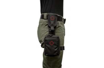 Image of S.O.Tech Speed Clip LASD IFAK Pouch, Black PIFAK-TBVS-BLK