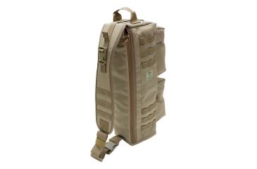 Image of S.O.Tech Survival Single-Strap Go Bag, Coyote Brown, Extended SGB-X-CB