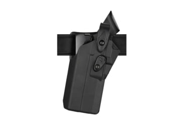 Image of Safariland 7360RDS 7TS ALS/SLS Mid-Ride Level III Retention Duty Holsters, SIG Sauer P320 9C/40C, SureFire X300, Streamlight TLR-1, Right, Plain, Black, 1329434