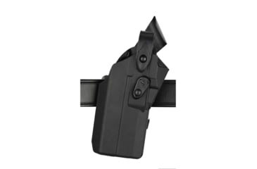 Image of Safariland 7362RDS 7TS ALS/SLS Hi-Ride Duty Holster, Glock 19, Streamlight TLR-7, Left, Black, 1333508