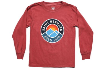 Image of Saint Bernard Long Sleeve Circle Mountain Tee - Girls, kidsg-sl-circle-mo-tee