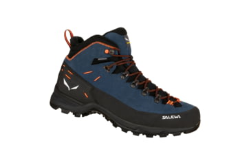 Image of Salewa Alp Mate Mid WP Hiking Boots - Mens, Dark Denim/Black, 8.5, 00-0000061412-8669-8.5