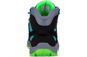 Image of Salewa Alp Trainer Mid GTX Hiking Boots - Kids, Blue Danube/Fluo Green, 3.5, 00-0000064010-8375-3.5
