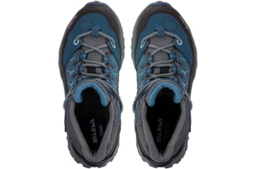 Image of Salewa Alp Trainer Mid GTX Hiking Boots - Kids, Dark Denim/Charcoal, 12, 00-0000064010-365-12