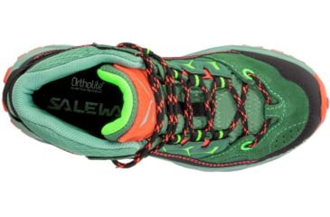 Image of Salewa Alp Trainer Mid GTX Hiking Boots - Kids, Myrtle/Tender Shot, 2, 00-0000064010-5960-2