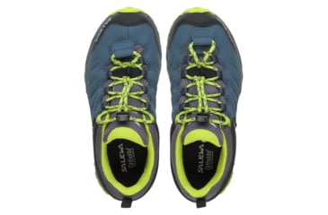 Image of Salewa MTN Trainer WP Hiking Boots - Kids, Dark Denim/Cactus, 2, 00-0000064008-361-2
