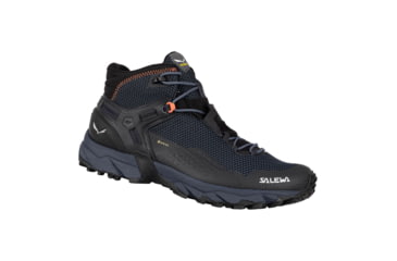 Image of Salewa Ultra Flex 2 Mid GTX Hiking Shoes - Mens, Black Out/Red Orange, 11.5, 00-0000061387-984-11.5