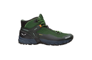 Image of Salewa Ultra Flex 2 Mid GTX Hiking Shoes - Mens, Raw Green/Pale Frog, 7.5, 00-0000061387-5322-7.5