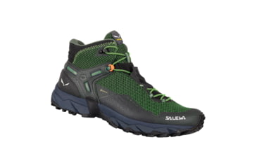 Image of Salewa Ultra Flex 2 Mid GTX Hiking Shoes - Mens, Raw Green/Pale Frog, 7.5, 00-0000061387-5322-7.5