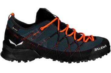 Image of Salewa Wildfire 2 GTX Shoes - Mens, Navy Blazer/Black, 11, 00-0000061414-3965-11