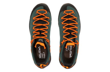 Image of Salewa Wildfire Canvas Hiking Shoes - Mens, Raw Green/Black, 14, 00-0000061406-5331-14