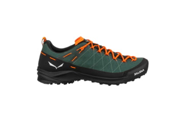 Image of Salewa Wildfire Canvas Hiking Shoes - Mens, Raw Green/Black, 14, 00-0000061406-5331-14