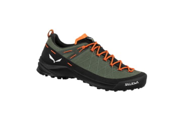 Image of Salewa Wildfire Canvas Hiking Shoes - Mens, Raw Green/Black, 14, 00-0000061406-5331-14