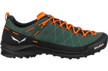 Image of Salewa Wildfire Canvas Hiking Shoes - Mens, Raw Green/Black, 8, 00-0000061406-5331-8