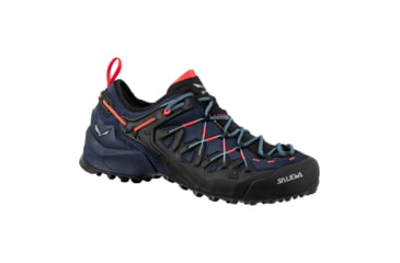 Image of Salewa Wildfire Edge GTX Climbing Shoes - Womens, Navy Blazer/Black, 8, 00-0000061376-3965-8