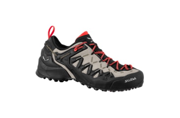 Image of Salewa Wildfire Edge GTX Climbing Shoes - Women's, Oatmeal/Black, 7.5, 00-0000061376-7265-7.5
