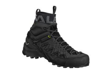 Image of Salewa Wildfire Edge Mid GTX Approach Shoes - Mens, Black/Black, 13, 00-0000061350-0971-13