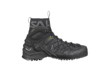 Image of Salewa Wildfire Edge Mid GTX Approach Shoes - Mens, Black/Black, 13, 00-0000061350-0971-13