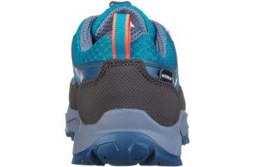 Image of Salewa Wildfire WP Hiking Shoes - Kids, Caneel Bay/Fluo Coral, 12.5, 00-0000064009-8641-12.5