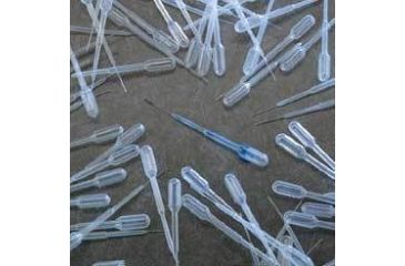 Image of Samco Disposable Transfer Pipets, Fine Tip, Samco Scientific 231-20S Extended Fine Tip, Small Bulb